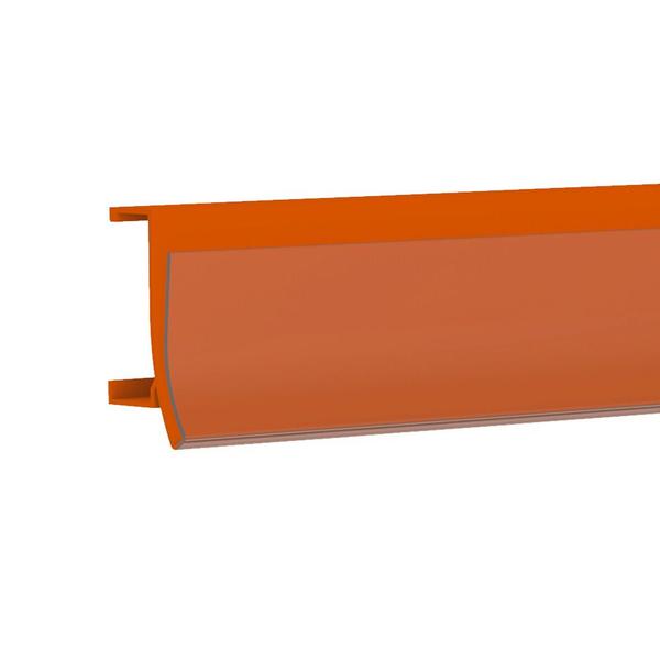Porta Etiqueta Bandeja Gondola Fit 90 Cm Laranja Kit Com 10 - Amapá Imagem de Porta Etiqueta Bandeja Gondola Fit 90 Cm Laranja Kit Com 10