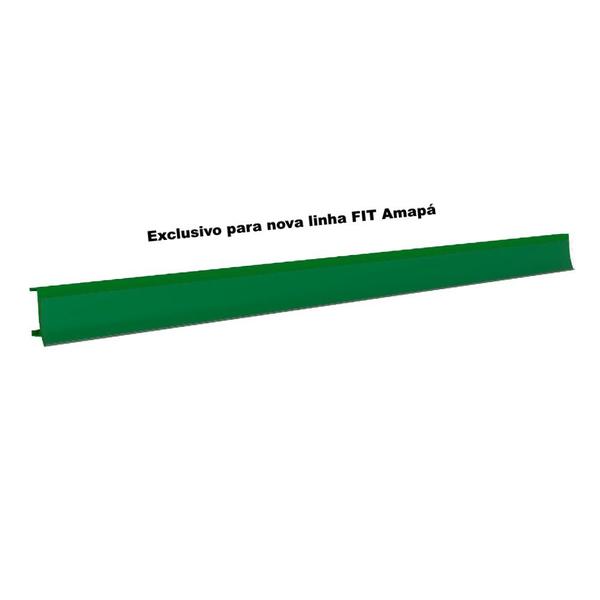 Imagem de Porta Etiqueta Bandeja Gondola Fit 90 Cm Verde Kit Com 30