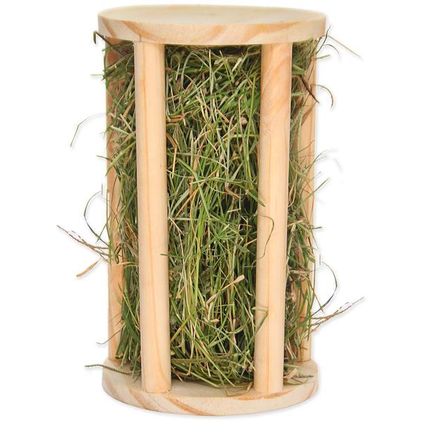 Porta Feno Alfafa Cilindro Grande 20x12cm Para Roedores - Golden Pets Imagem de Porta Feno Alfafa Cilindro Grande 20x12cm Para Roedores