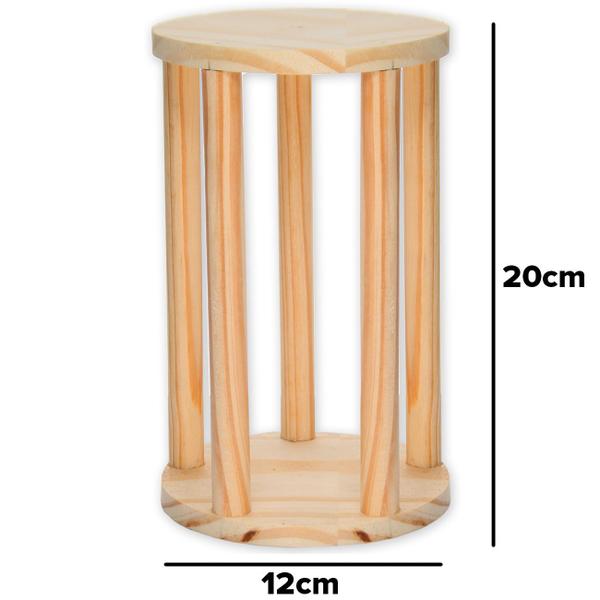 Porta Feno Alfafa Cilindro Grande 20x12cm Para Roedores - Golden Pets Imagem de Porta Feno Alfafa Cilindro Grande 20x12cm Para Roedores