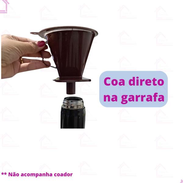 Imagem de Porta Filtro De Café Suporte Para Coador 102 Pequeno Com Funil