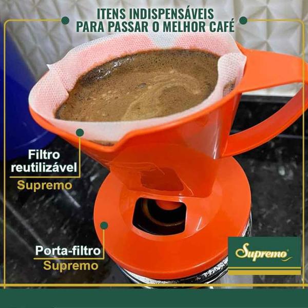 Imagem de Porta Filtro de Café Supremo Tamanho 103 - Cores Diversas