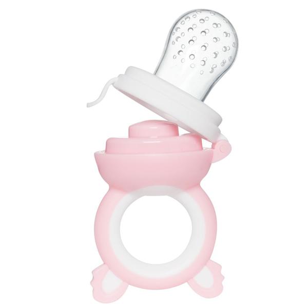 Imagem de Porta Frutinhas Com Sugador Em Silicone Coala Rosa- Buba