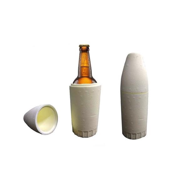 Porta Garrafa Cerveja Litrão Camisinha 1 Litro Termico Kit - Isoterm Imagem de Porta Garrafa Cerveja Litrão Camisinha 1 Litro Termico Kit