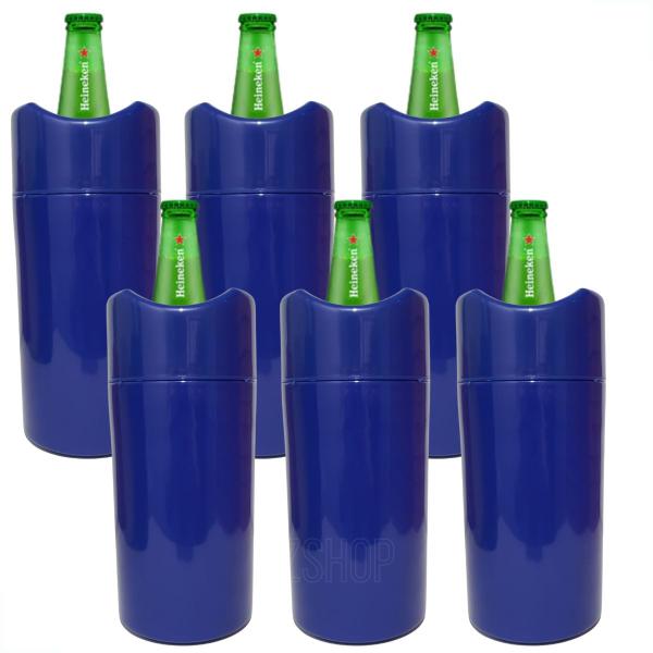 Imagem de Porta Garrafa Térmico 600ml Camisinha Para Cerveja Kit 6 unidades