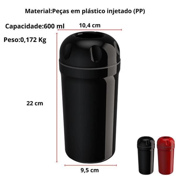 Imagem de Porta Garrafa Térmico Camisinha Suporte Para Cerveja 600ml Unitermi