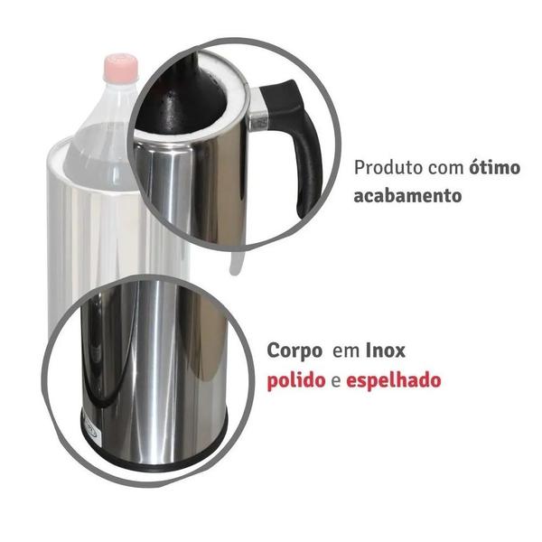 Imagem de Porta Garrafas 2L inox