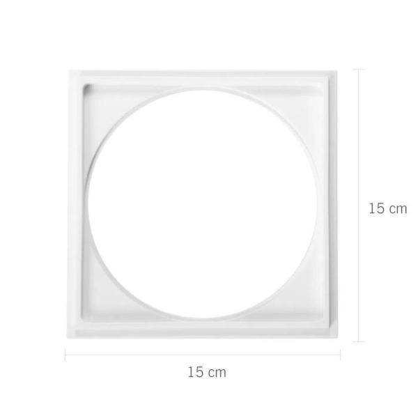 Porta grelha astra 15 x 15 branco quadrado para cozinhas Imagem de Porta grelha astra 15 x 15 branco quadrado para cozinhas