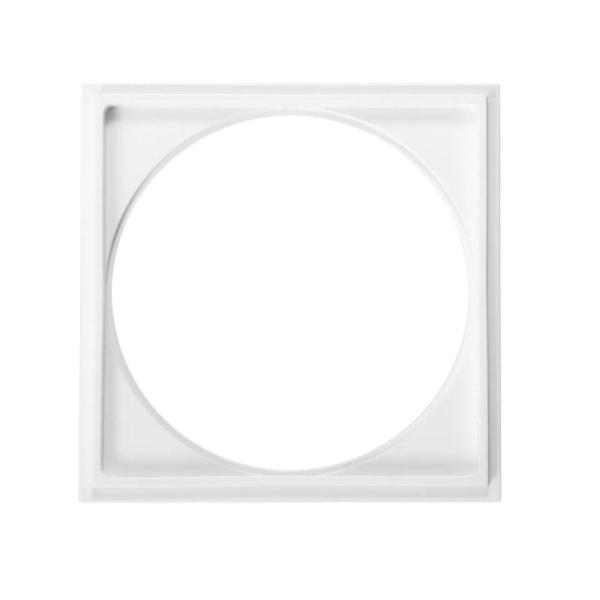 Porta grelha astra 15 x 15 branco quadrado para cozinhas Imagem de Porta grelha astra 15 x 15 branco quadrado para cozinhas