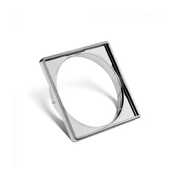 Porta Grelha Cromado 10X10 - Simmetria Imagem de Porta Grelha Cromado 10X10 - Simmetria