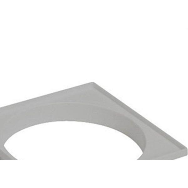 Porta Grelha Quadrada Amanco Cinza 10Cm 11953 Imagem de Porta Grelha Quadrada Amanco Cinza 10Cm 11953