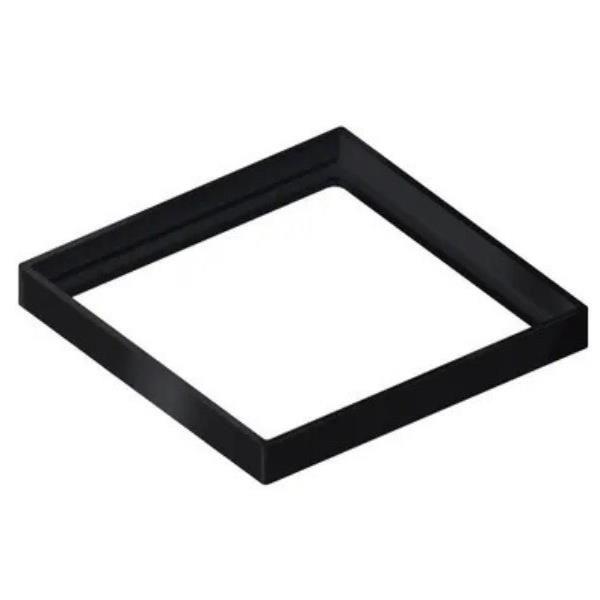 Imagem de Porta Grelha Quadrada Black Matte 100MM 4180