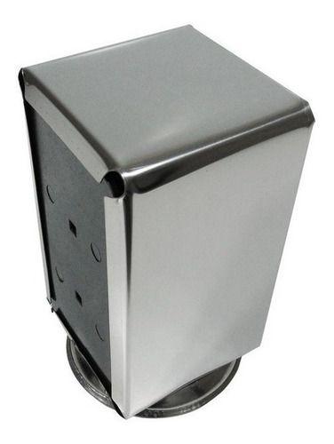 Porta Guardanapo Aço Inox Para Restaurantes - 5 Unidades - JSN Imagem de Porta Guardanapo Aço Inox Para Restaurantes - 5 Unidades