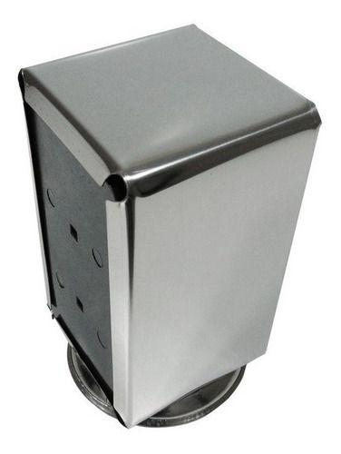 Imagem de Porta Guardanapo Aço Inox Para Restaurantes - 5 Unidades