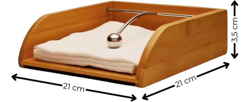 Porta Guardanapo Bambu Com Peso Cancum Lanchonete Bar Mesa - OU Imagem de Porta Guardanapo Bambu Com Peso Cancum Lanchonete Bar Mesa