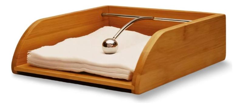 Porta Guardanapo Bambu Com Peso Cancum Lanchonete Bar Mesa - OU Imagem de Porta Guardanapo Bambu Com Peso Cancum Lanchonete Bar Mesa