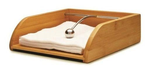 Porta Guardanapo Bambu Com Peso Cancum Lanchonete Bar Mesa - OU Imagem de Porta Guardanapo Bambu Com Peso Cancum Lanchonete Bar Mesa
