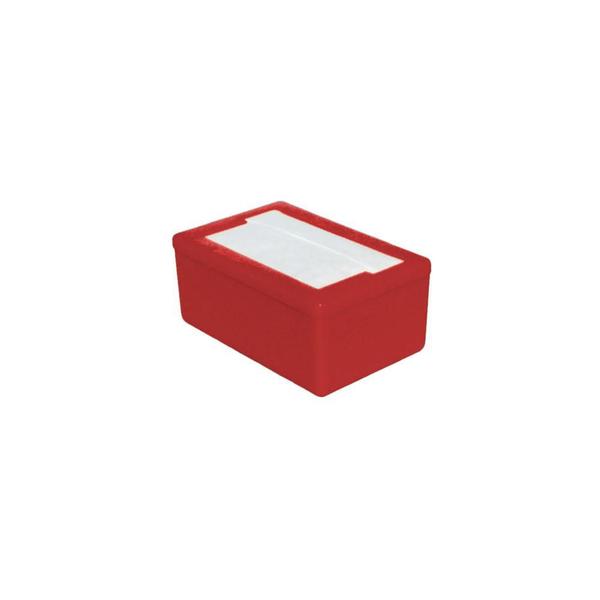 Porta Guardanapo de Plástico Modelo TV Vermelho JSN Imagem de Porta Guardanapo de Plástico Modelo TV Vermelho JSN