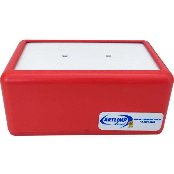 Porta Guardanapo de Plástico Modelo TV Vermelho JSN Imagem de Porta Guardanapo de Plástico Modelo TV Vermelho JSN