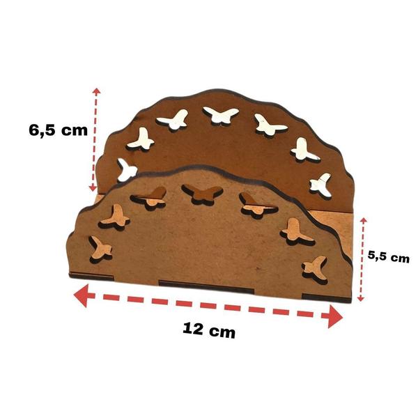 Imagem de Porta Guardanapo em MDF - Kit 5 Unidades