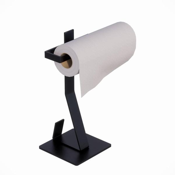 Porta Guardanapo Papel Toalha De Mesa Ou Bancada Preto Fosco - Metais Brasil Imagem de Porta Guardanapo Papel Toalha De Mesa Ou Bancada Preto Fosco