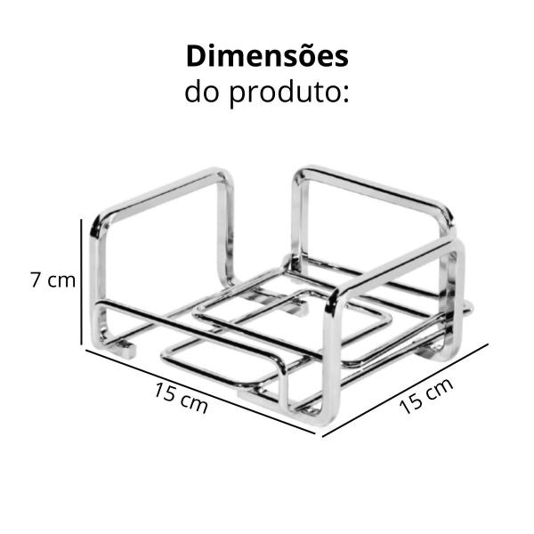 Imagem de Porta Guardanapo Pequeno Com Peso Quadrata Future