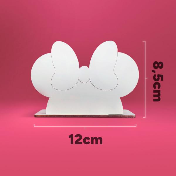 Imagem de Porta Guardanapo Personagem Decoração Mdf 12cm Kit 15