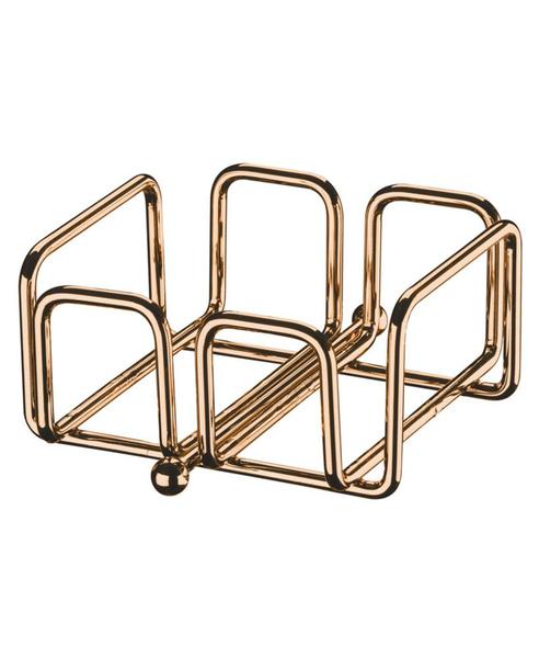Porta Guardanapos De Luxo Com Peso Rosé Gold - Future Imagem de Porta Guardanapos De Luxo Com Peso Rosé Gold
