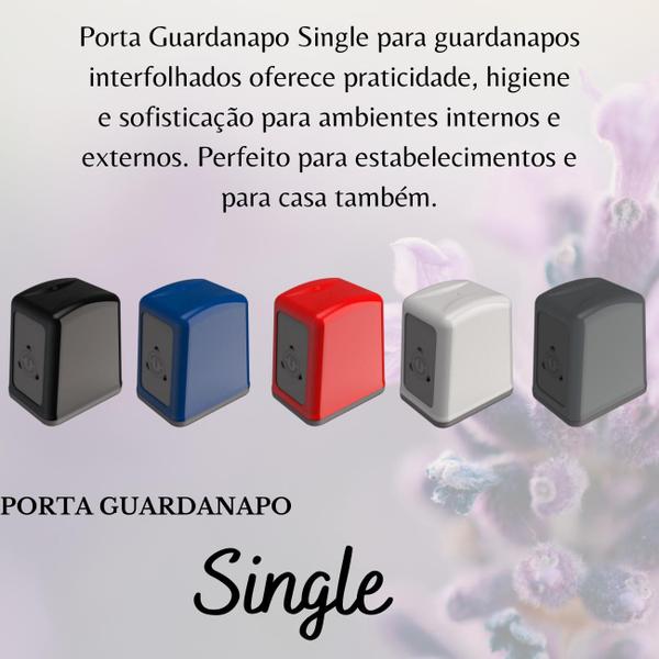 Imagem de Porta Guardanapos de Mesa para Guardanapos Interfolhados Suporte Prático Resistente Single Unitermi