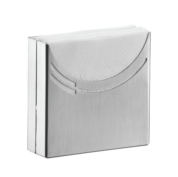 Porta guardanapos em aco inox com detalhes vazados tramontina Imagem de Porta guardanapos em aco inox com detalhes vazados tramontina