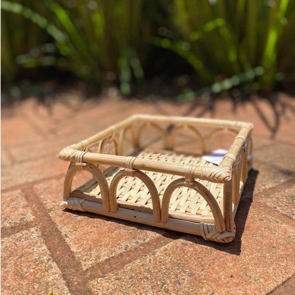 Porta Guardanapos em Rattan Natural Nature 18x7cm Wolff Imagem de Porta Guardanapos em Rattan Natural Nature 18x7cm Wolff