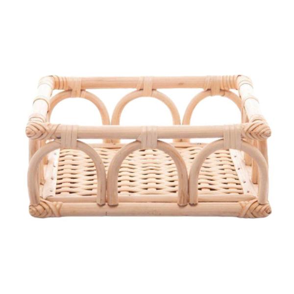 Porta Guardanapos em Rattan Natural Nature 18x7cm Wolff Imagem de Porta Guardanapos em Rattan Natural Nature 18x7cm Wolff