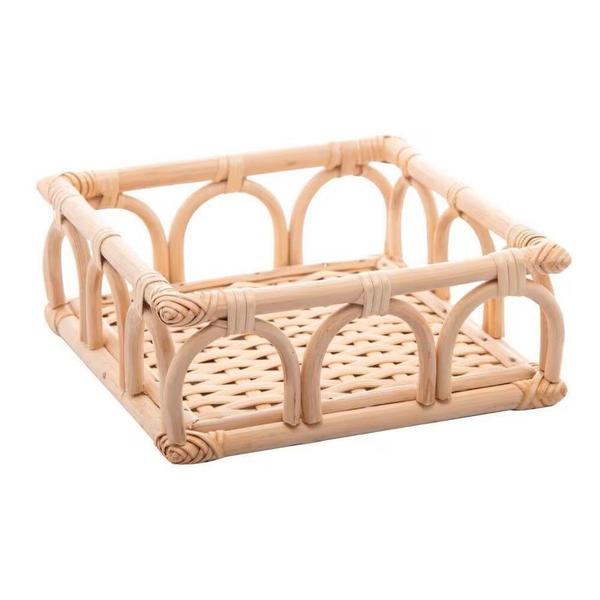 Porta Guardanapos em Rattan Natural Nature 18x7cm Wolff Imagem de Porta Guardanapos em Rattan Natural Nature 18x7cm Wolff