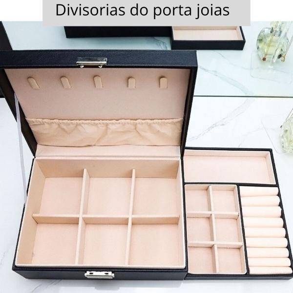 Imagem de Porta Joias Organizador Maleta Grande Feminino Viagem