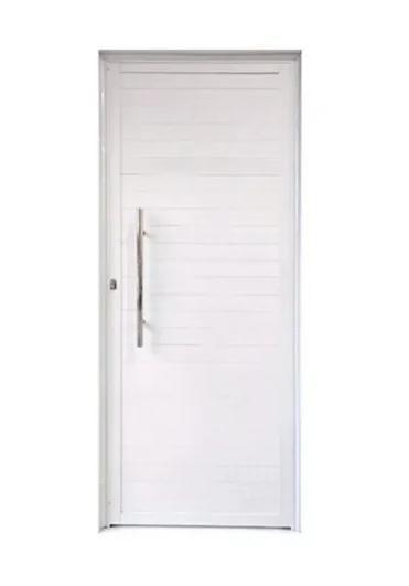 Imagem de Porta lambril com puxador 210 x 80 branco linha 25 (lado direito)