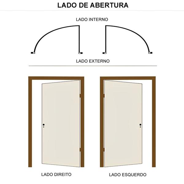 Imagem de Porta Lambril de Alumínio Branco Basculante CMC Classic - Lado Direito - 2.10 (A) X 0.80 (L)