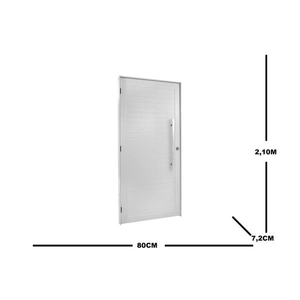 Imagem de Porta Lambril de Giro com Puxador Esquerda Topsul 210x80cm Esquadrisul Branco