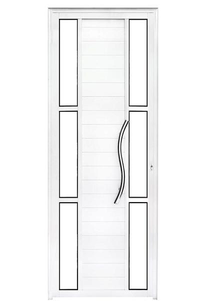 Porta lambril vision 6 vidros 2,10 x 0,90 esquerda - ALFA ESQUADRIAS Imagem de Porta lambril vision 6 vidros 2,10 x 0,90 esquerda