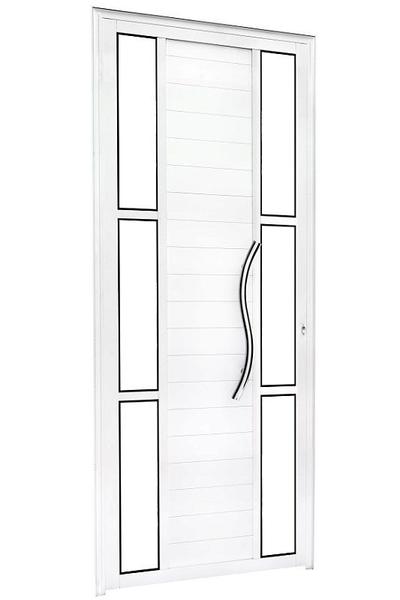 Porta lambril vision 6 vidros 2,10 x 0,90 esquerda - ALFA ESQUADRIAS Imagem de Porta lambril vision 6 vidros 2,10 x 0,90 esquerda