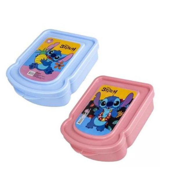 Imagem de Porta Lanche Sanduicheira Stitch Disney Infantil 