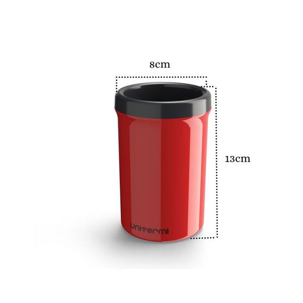 Imagem de Porta Lata Cerveja Térmico Vermelho 350ml Unitermi