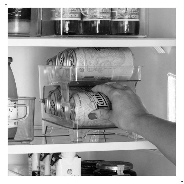 Imagem de Porta latas para geladeira em acrílico - PARAMOUNT