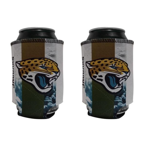 Imagem de Porta Latinhas Neoprene Jacksonville Jaguars NFL Verde