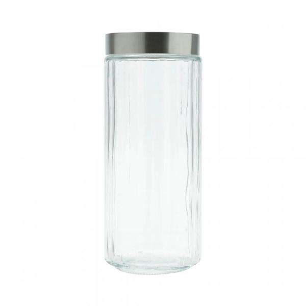 Porta Mantimento de Vidro com Tampa de Aço Inox e Visor de Acrílico Sydney 2,1L - Lyor Imagem de Porta Mantimento de Vidro com Tampa de Aço Inox e Visor de Acrílico Sydney 2,1L - Lyor