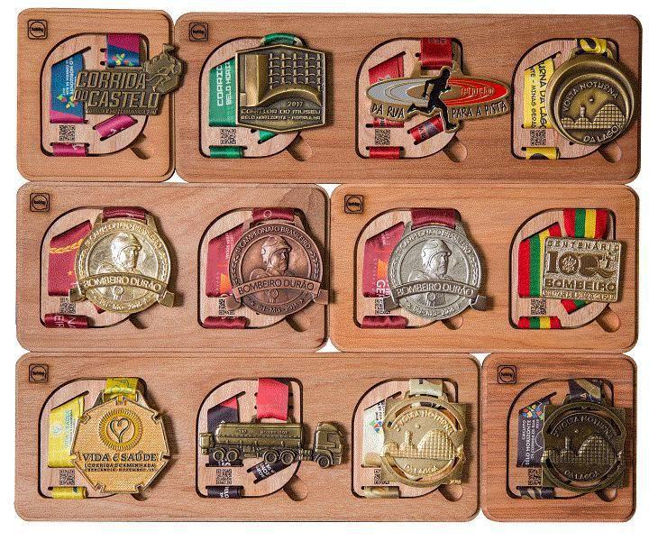 Imagem de Porta Medalhas Para 12 Medalhas - Hobby Medals