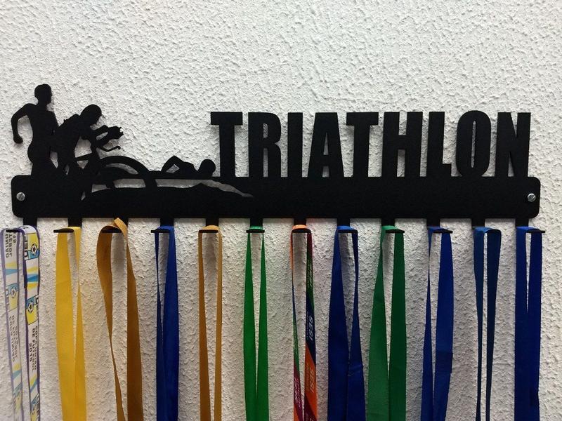 Imagem de Porta Medalhas Para Paredes Modalidade Triathlon