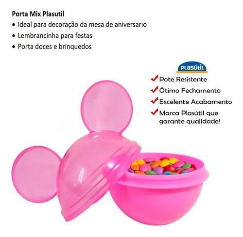 Imagem de Porta Mix Mini Lembrança Minnie Disney 12 Unidades Plasútil