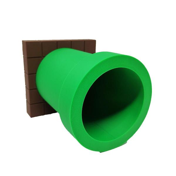 Imagem de Porta Objetos Caneta Cano Base Tijolinhos 3D Decorativo