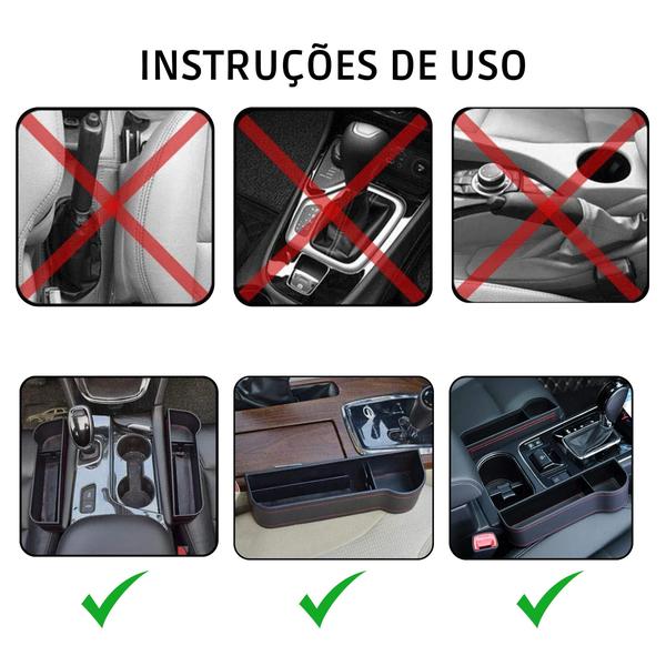 Imagem de Porta objetos Veicular Universal Preto Carro Direito Carona