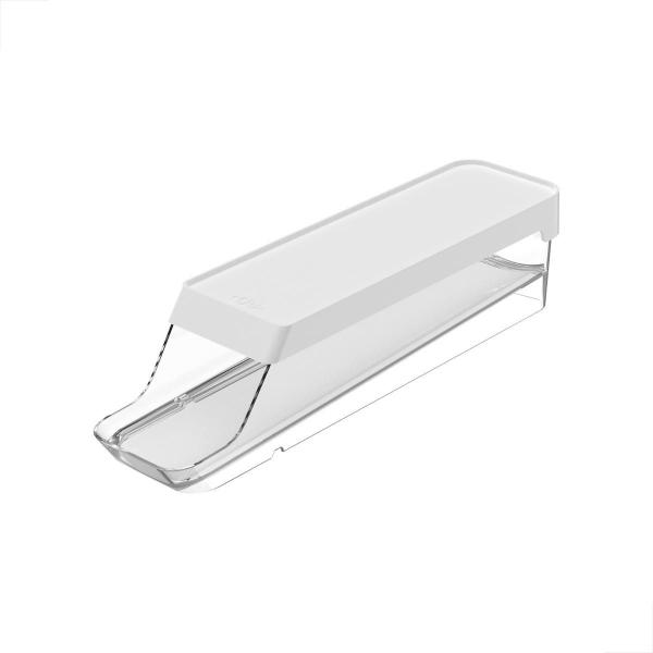 Porta Ovos Plástico PS Branco - 7 Ovos - 33x8x7.5cm - OU Imagem de Porta Ovos Plástico PS Branco - 7 Ovos - 33x8x7.5cm